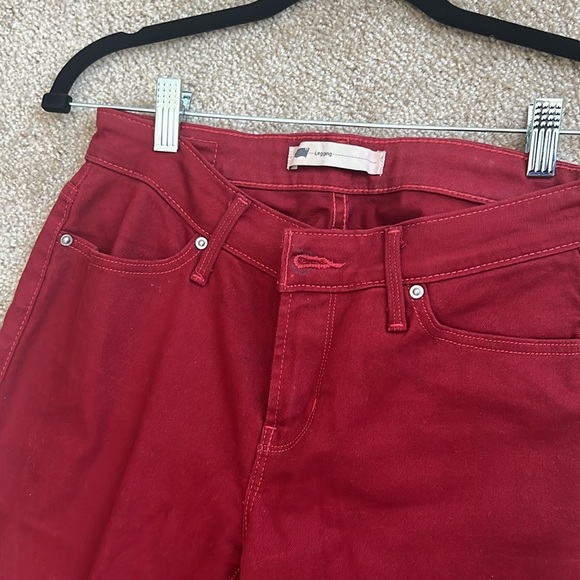 Levi’s - Red Legging Jeans - Women’s 6 - Picture 2 of 8